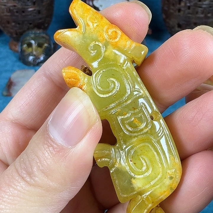 和田玉（糖玉）未镶嵌挂件