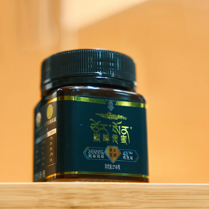 西藏高原土蜂蜜纯正原蜜清香口感可冲饮农家自产蜂蜜雪域砂生槐蜜