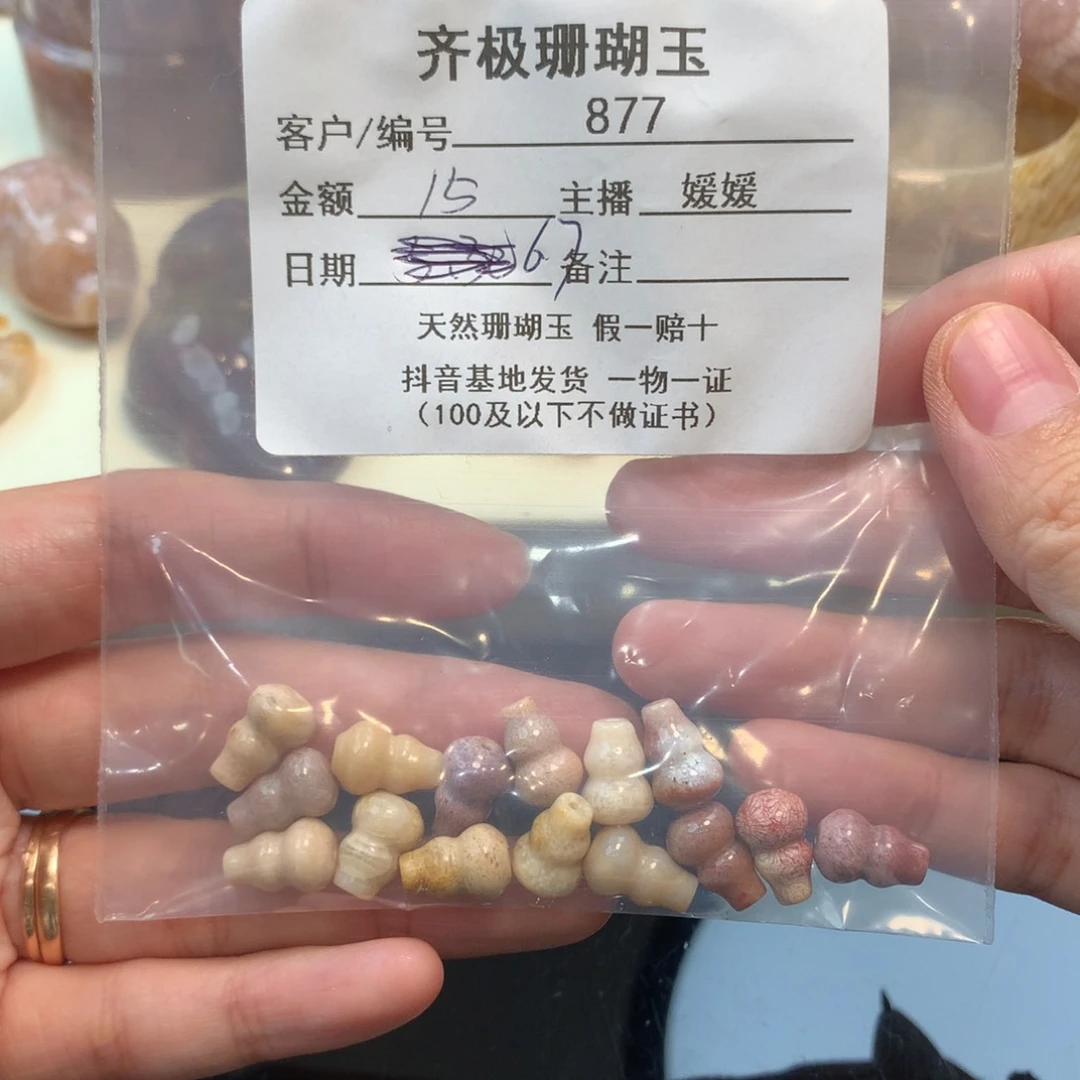 硅化珊瑚(珊瑚玉)未镶嵌颈饰﹏****。