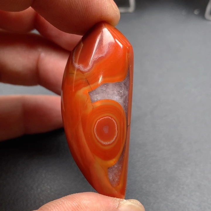 玛瑙/玉髓颈饰未镶嵌蓝***～