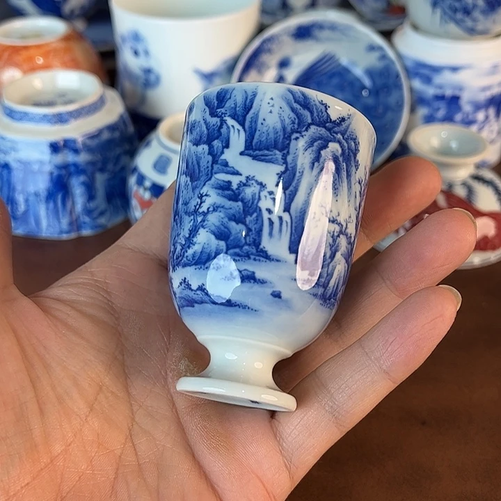 瓷片景德镇全手工手绘陶瓷