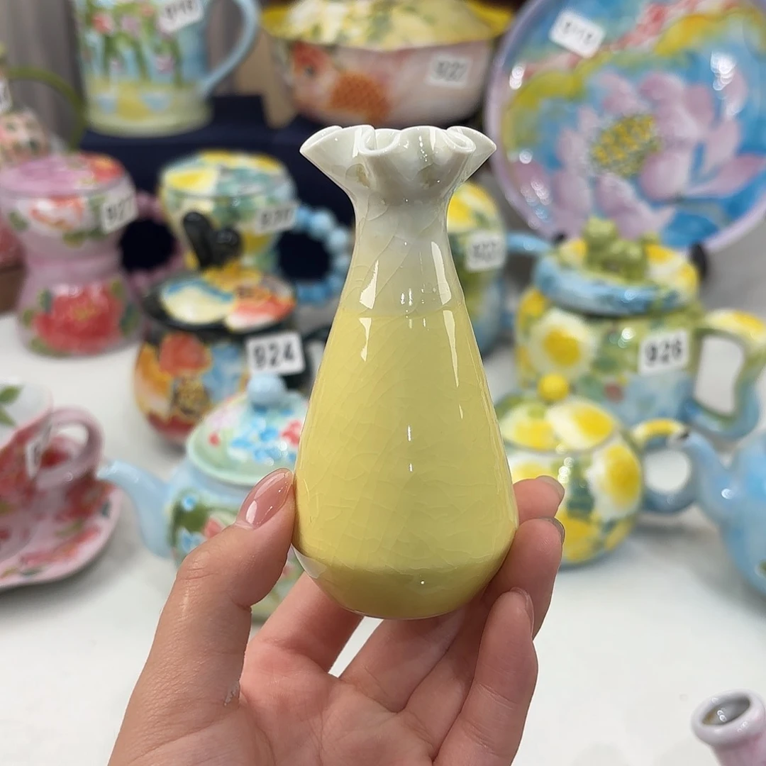 景德镇手绘高温釉下彩陶瓷茶具