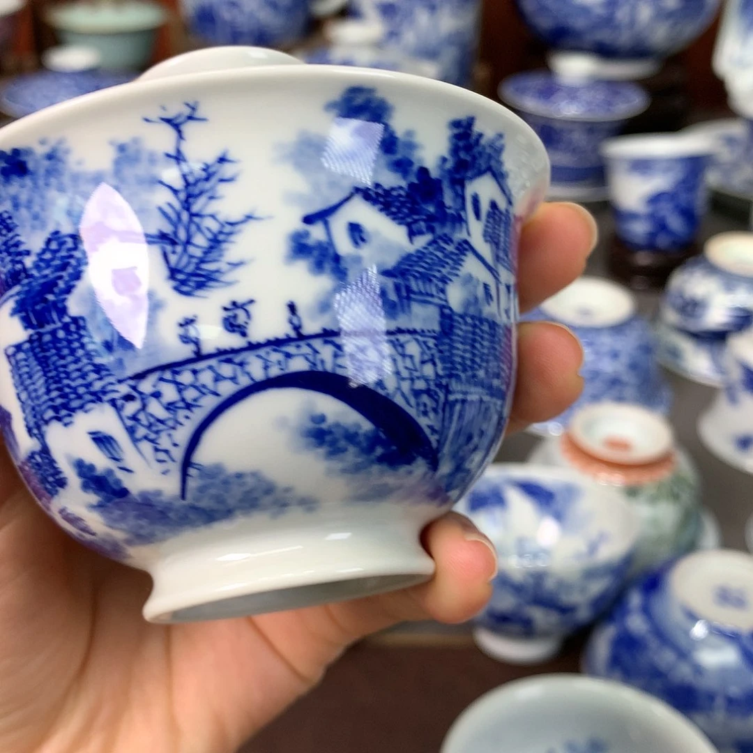 【闪购商品】瓷片台****具景德镇陶瓷主人杯