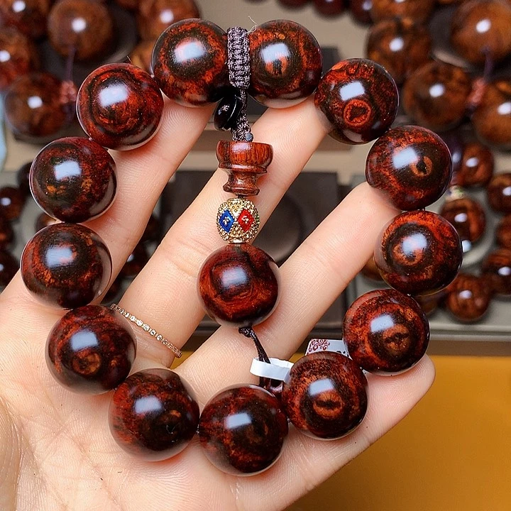 花梨木类手串/手链风化土埋料瘤疤老料高货1.8