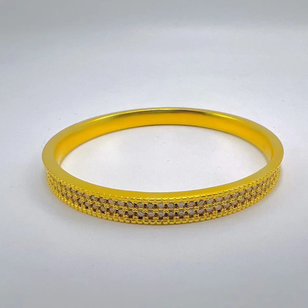 足银手镯 满天星手镯 时尚大气经典精美