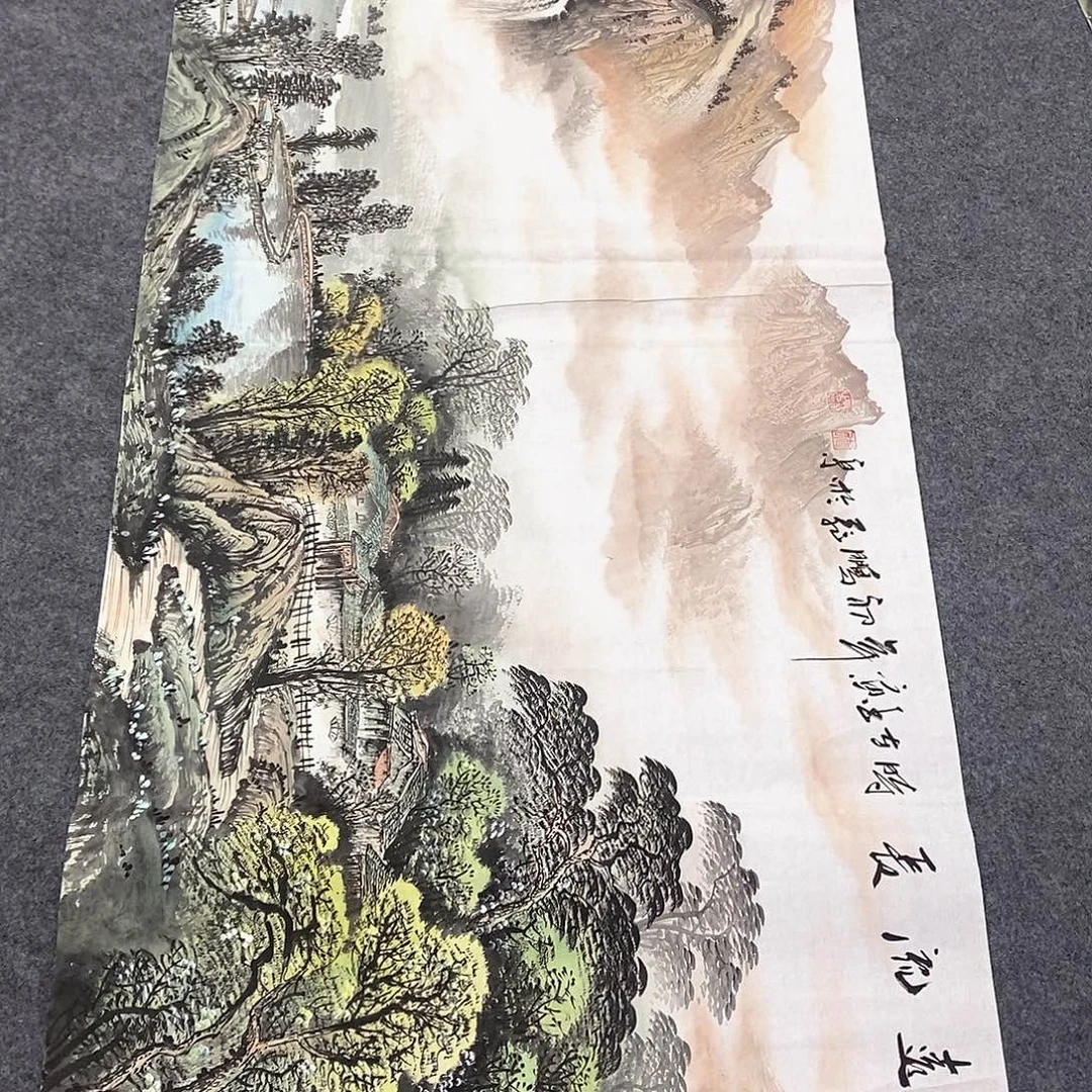 国画国画作品手绘