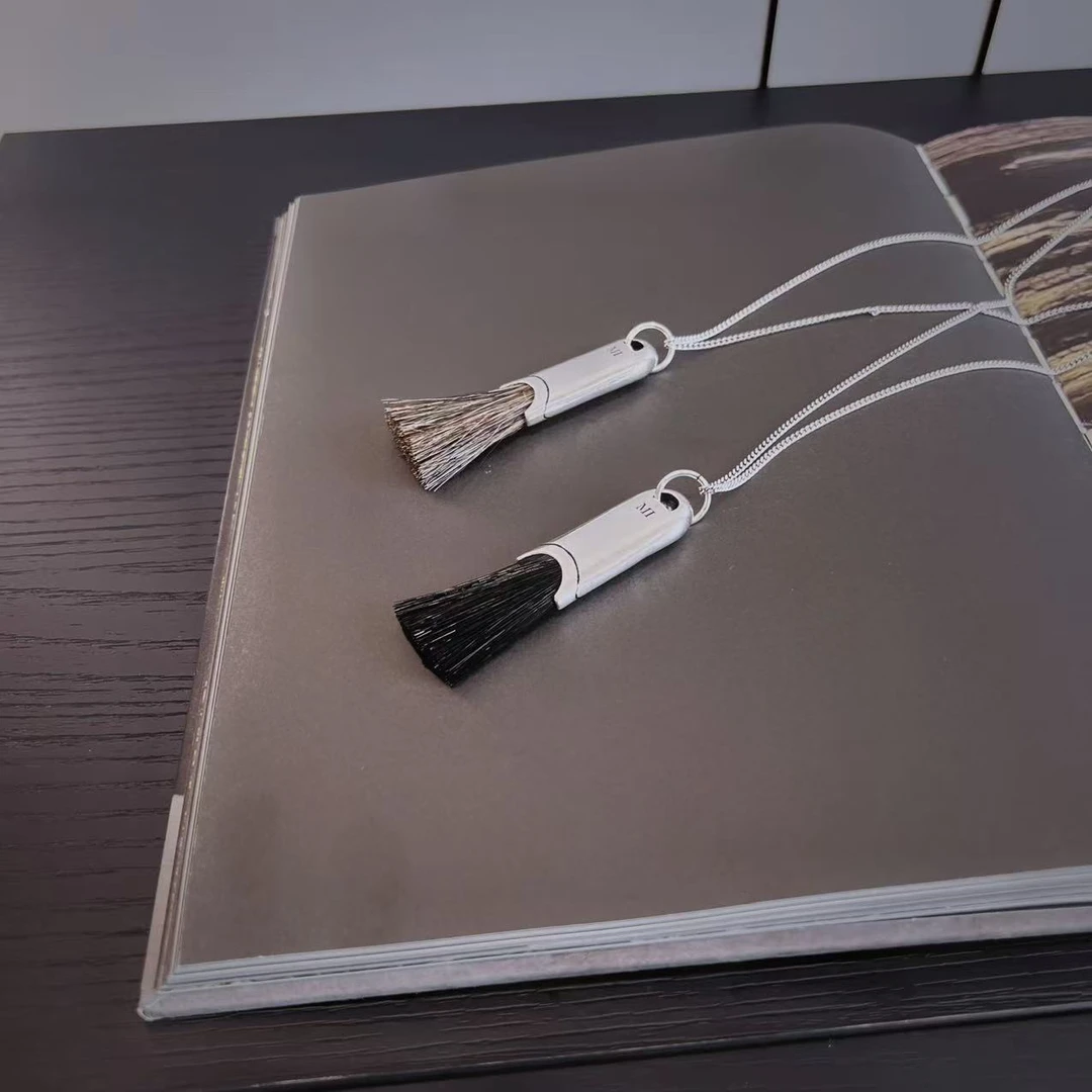 铜项链 SANMI/叁米  【小刷子】小众个性长款项链  0713