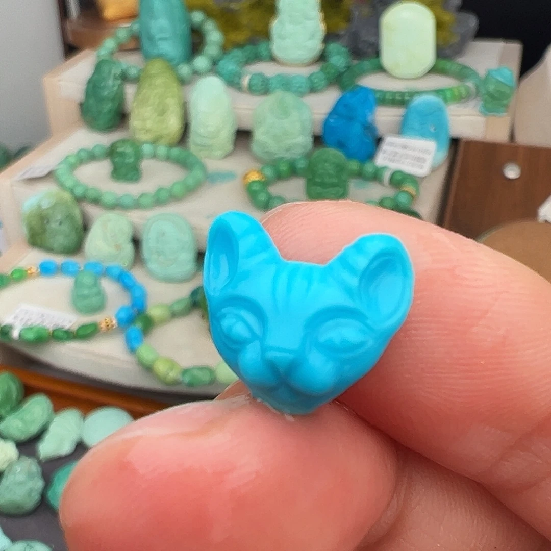 绿松石未镶嵌主播万珍