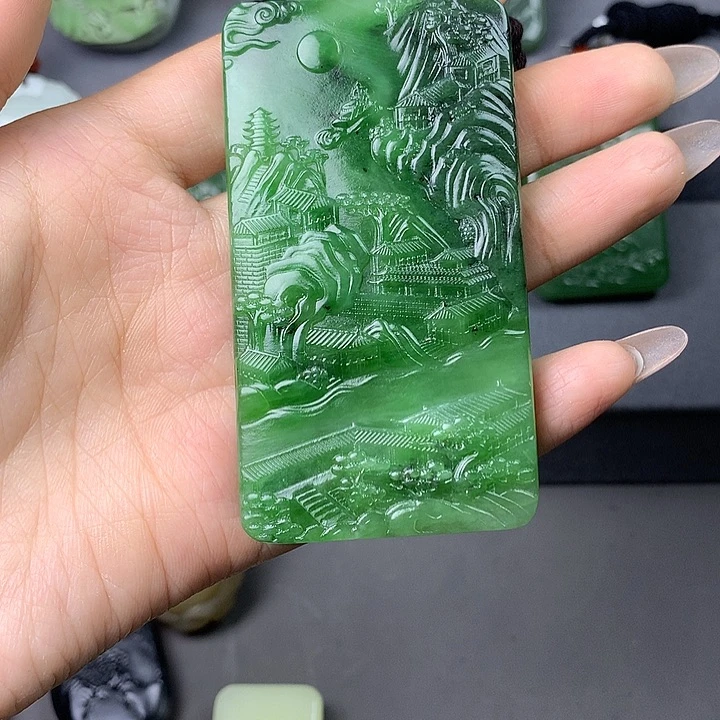 和田玉吊坠(不含链)未镶嵌散**家不退不换