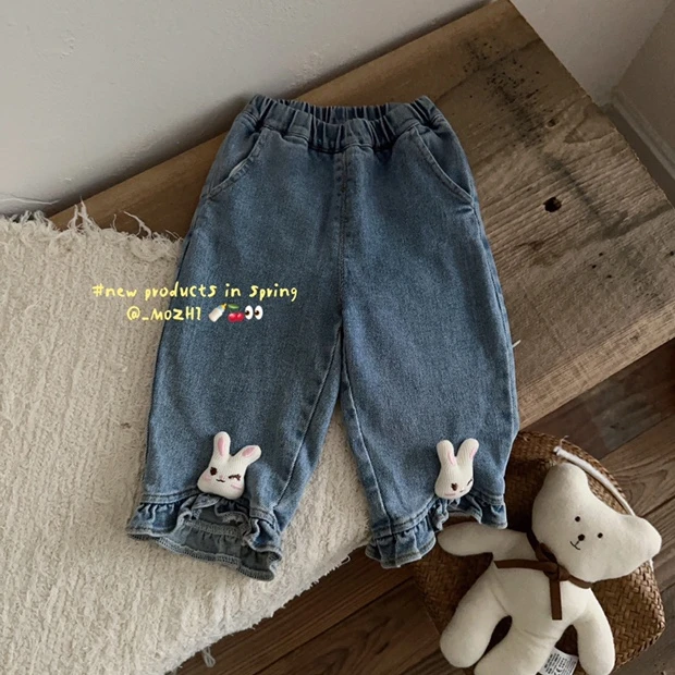 51289-MZ小兔子儿童牛仔裤