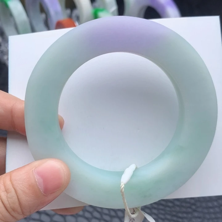 定制翡翠未镶嵌手镯104号