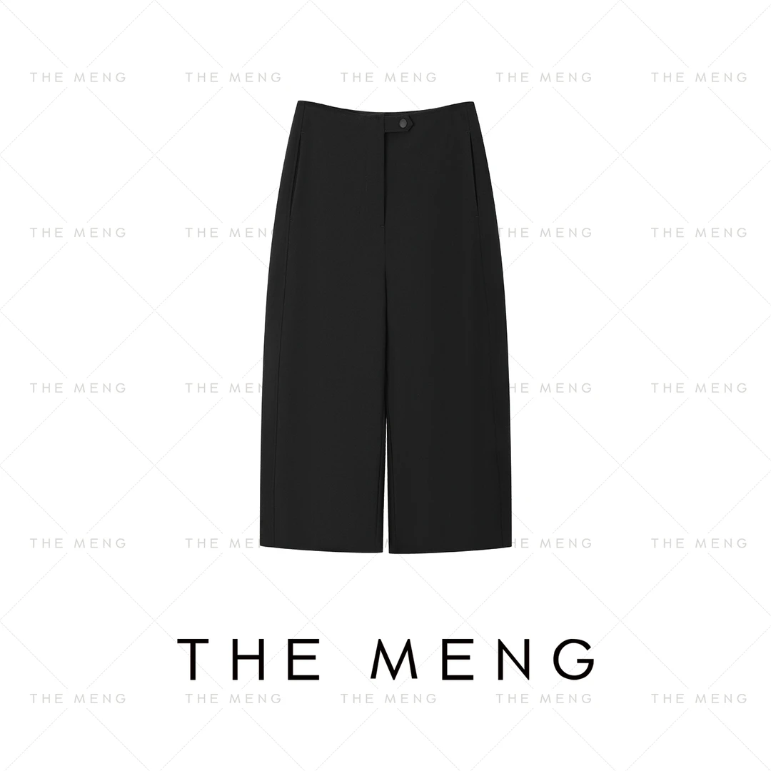 THE MENG【魔法裤】极简通勤显瘦八分阔腿休闲裤#M253P0919