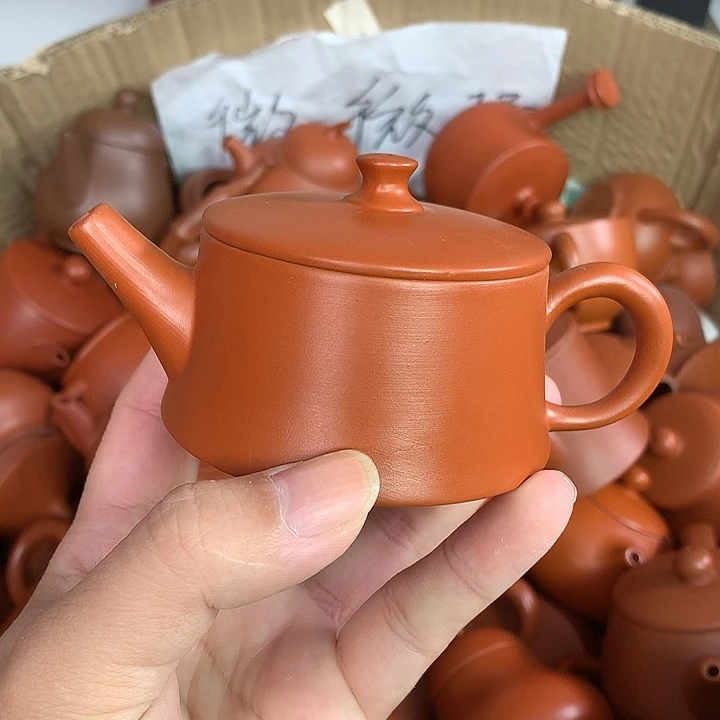 茶壶紫砂原矿朱泥茶具茶壶家用120
