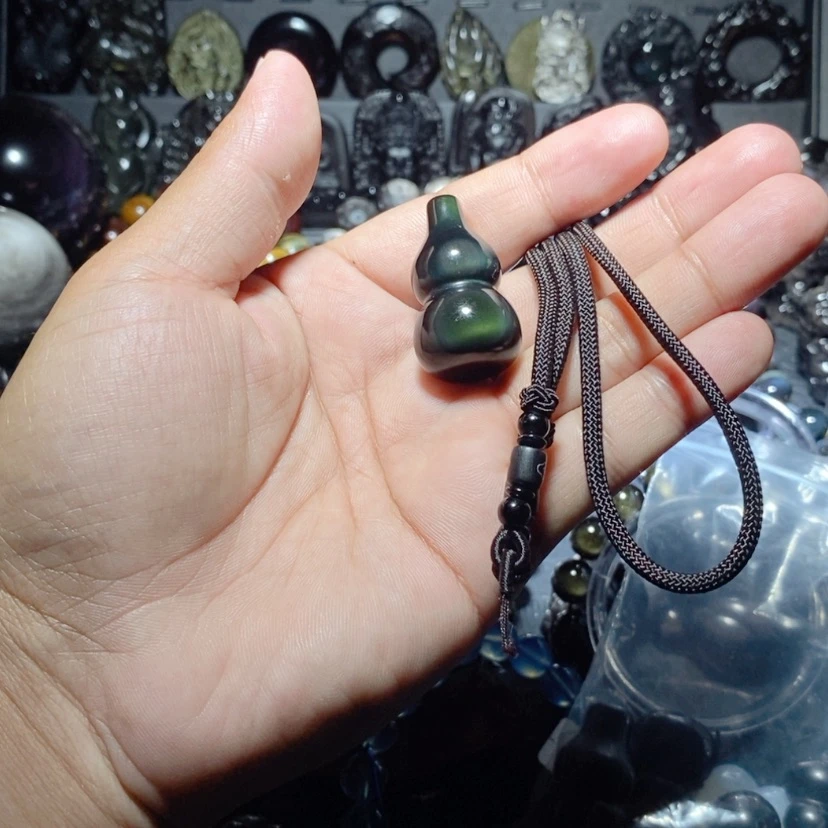 【闪购商品】黑曜岩颈饰未镶嵌丽*