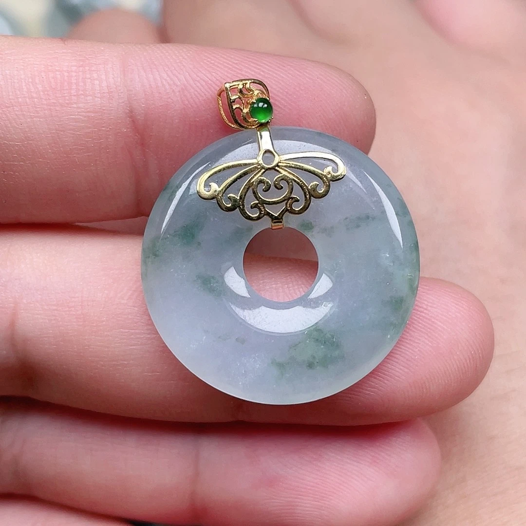 颈饰未镶嵌翡翠甜甜圈