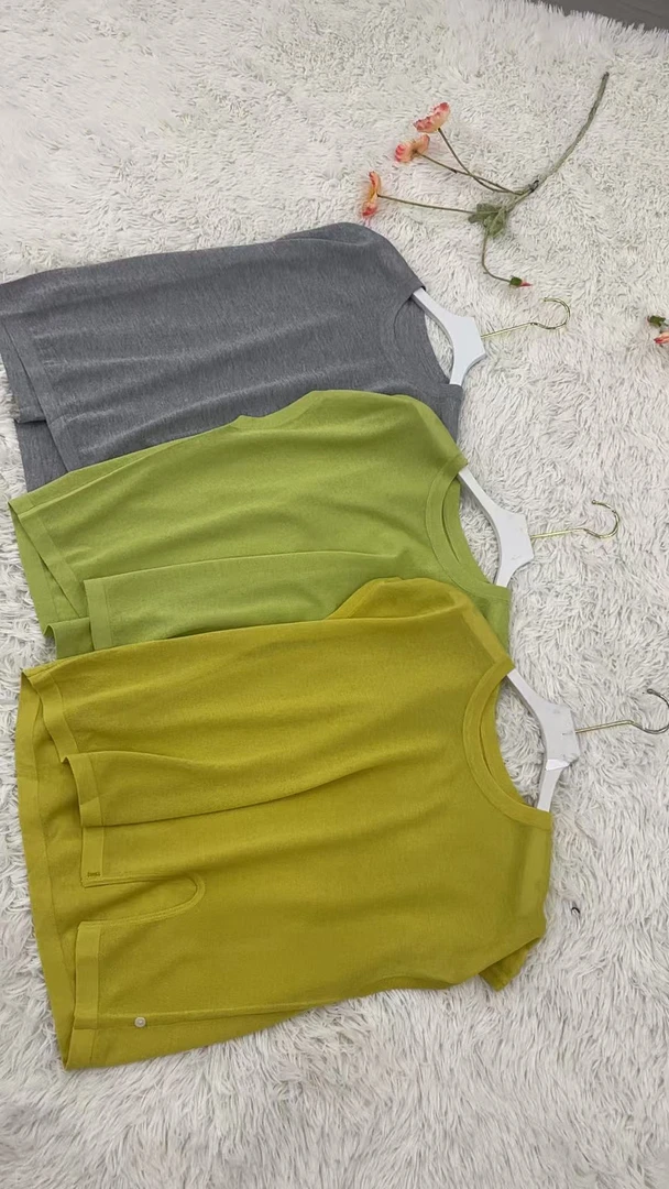 女士百搭短袖上衣177-J