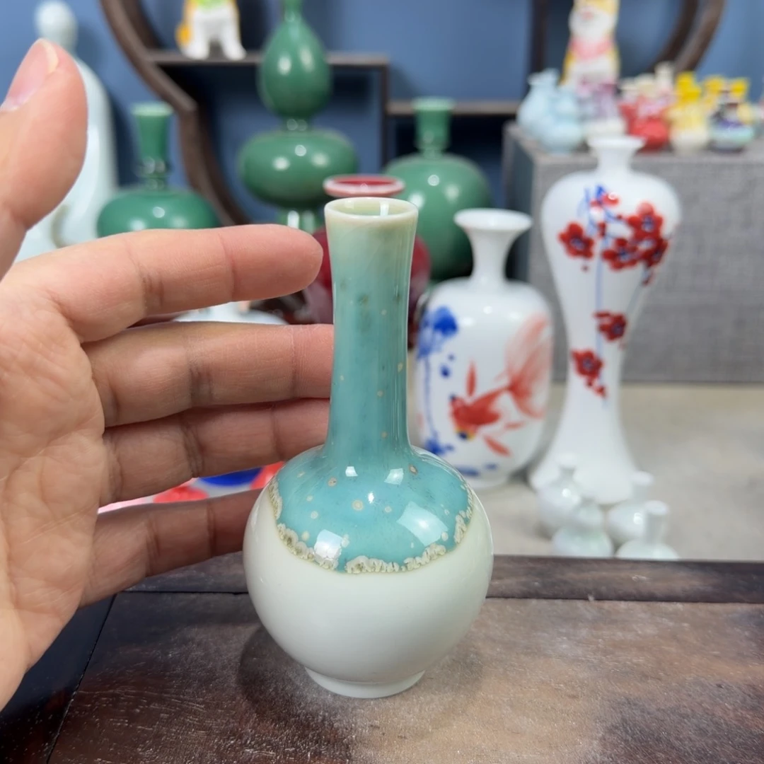 陶瓷手工小花器摆件