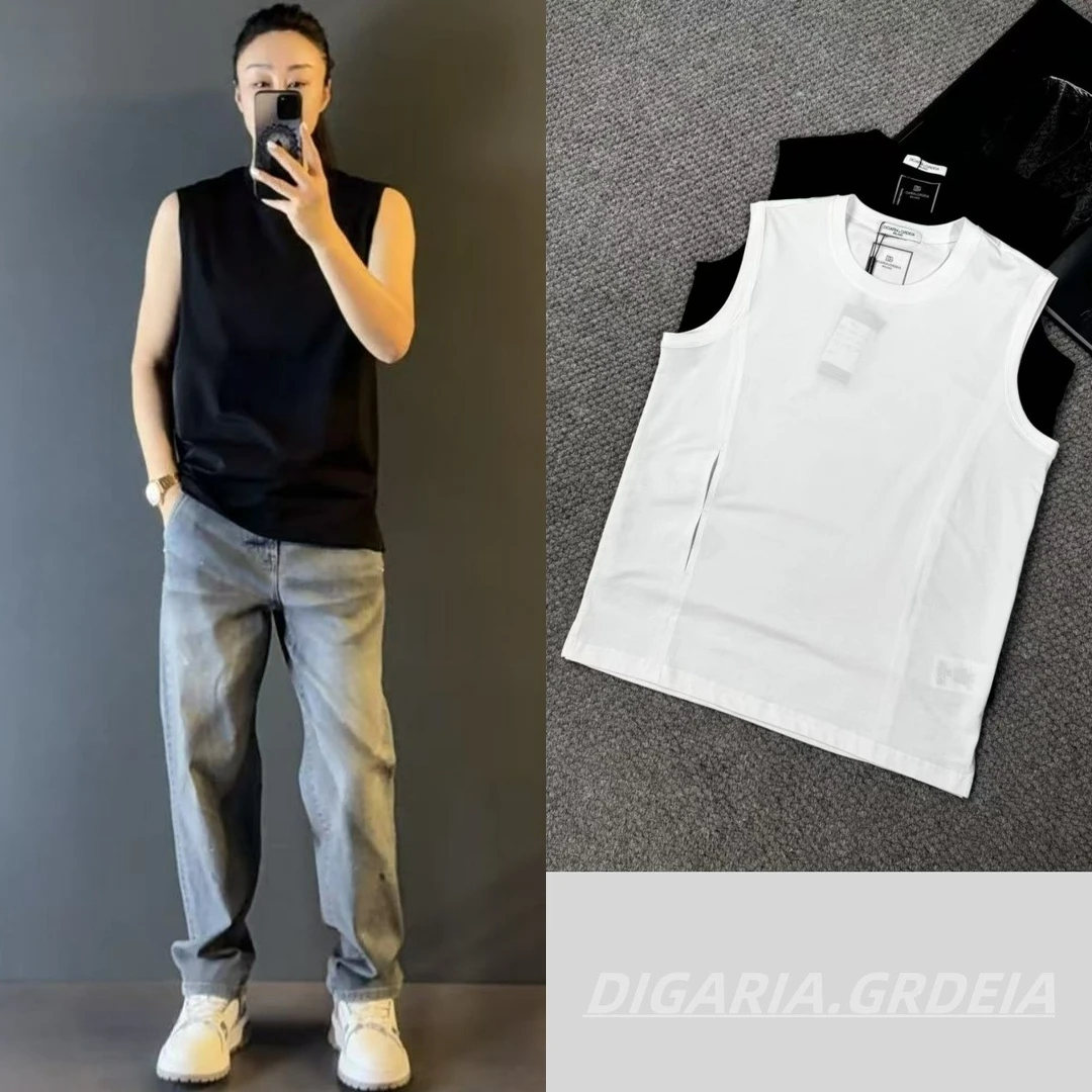 DIGARIA男士时尚休闲背心A605夏季男装设计款休闲无袖背心