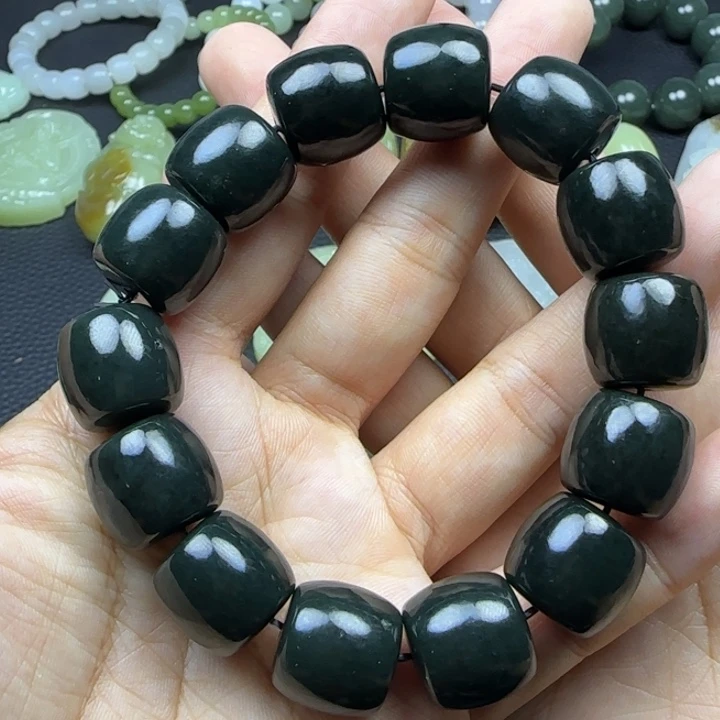 和田玉未镶嵌挂件卡15➕