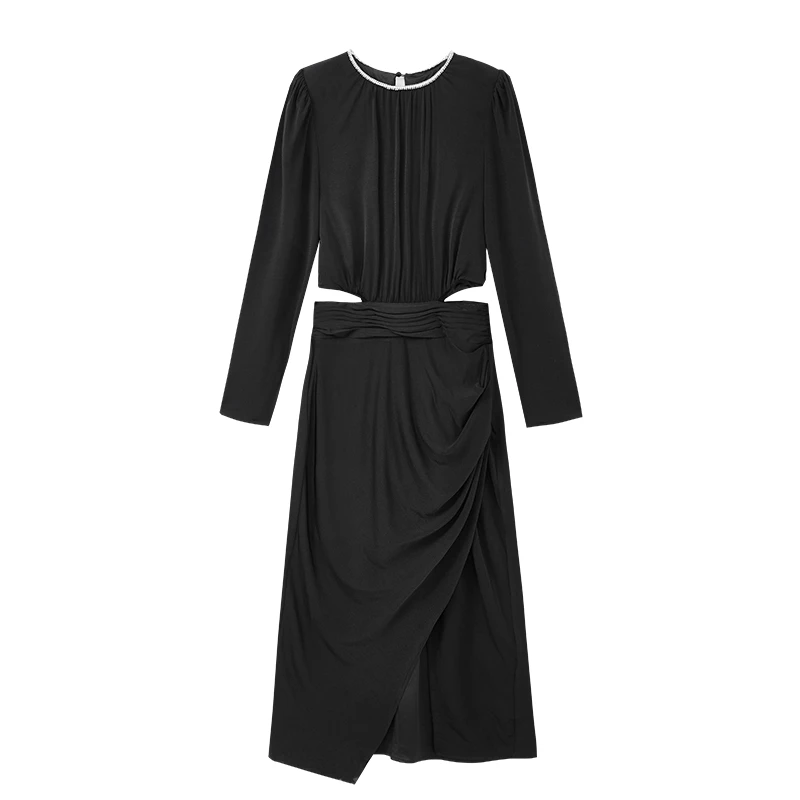 【达人专属】名媛性感女神范连衣裙气质修身裙子女N1294