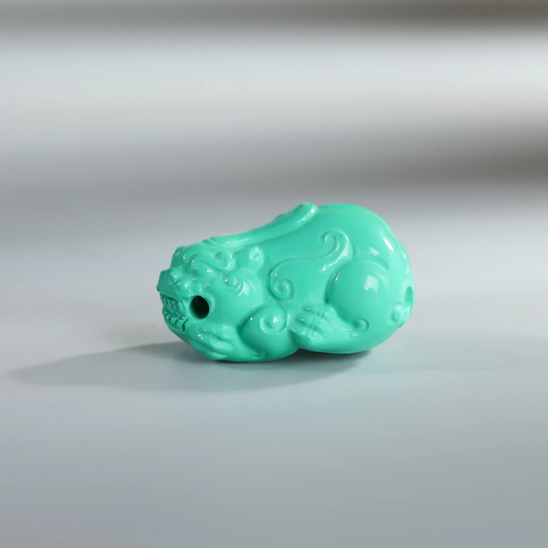 精工瓷高绿色貔貅挂件吊坠提溜菩提手串项链百搭经典diy配饰配件