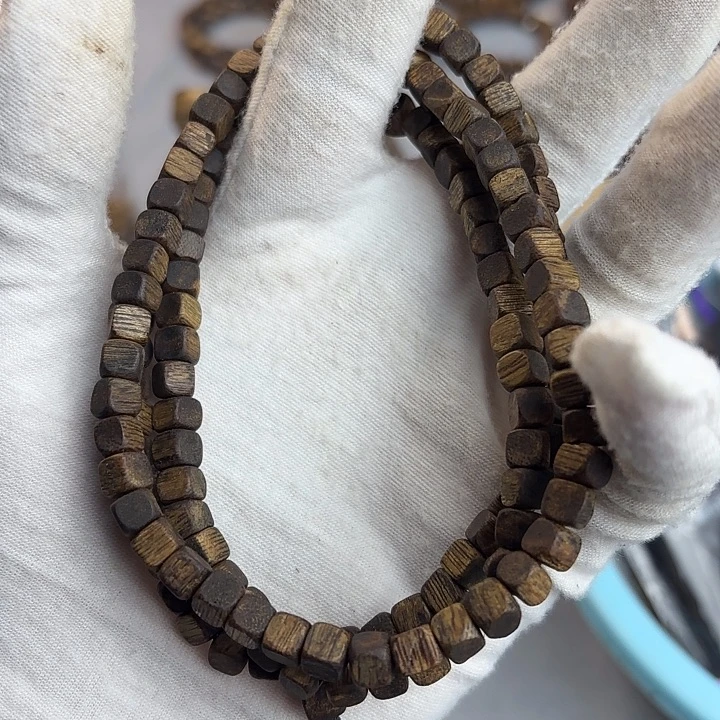 沉香沉香碎屑奇楠沉香方糖珠多圈多样性发一