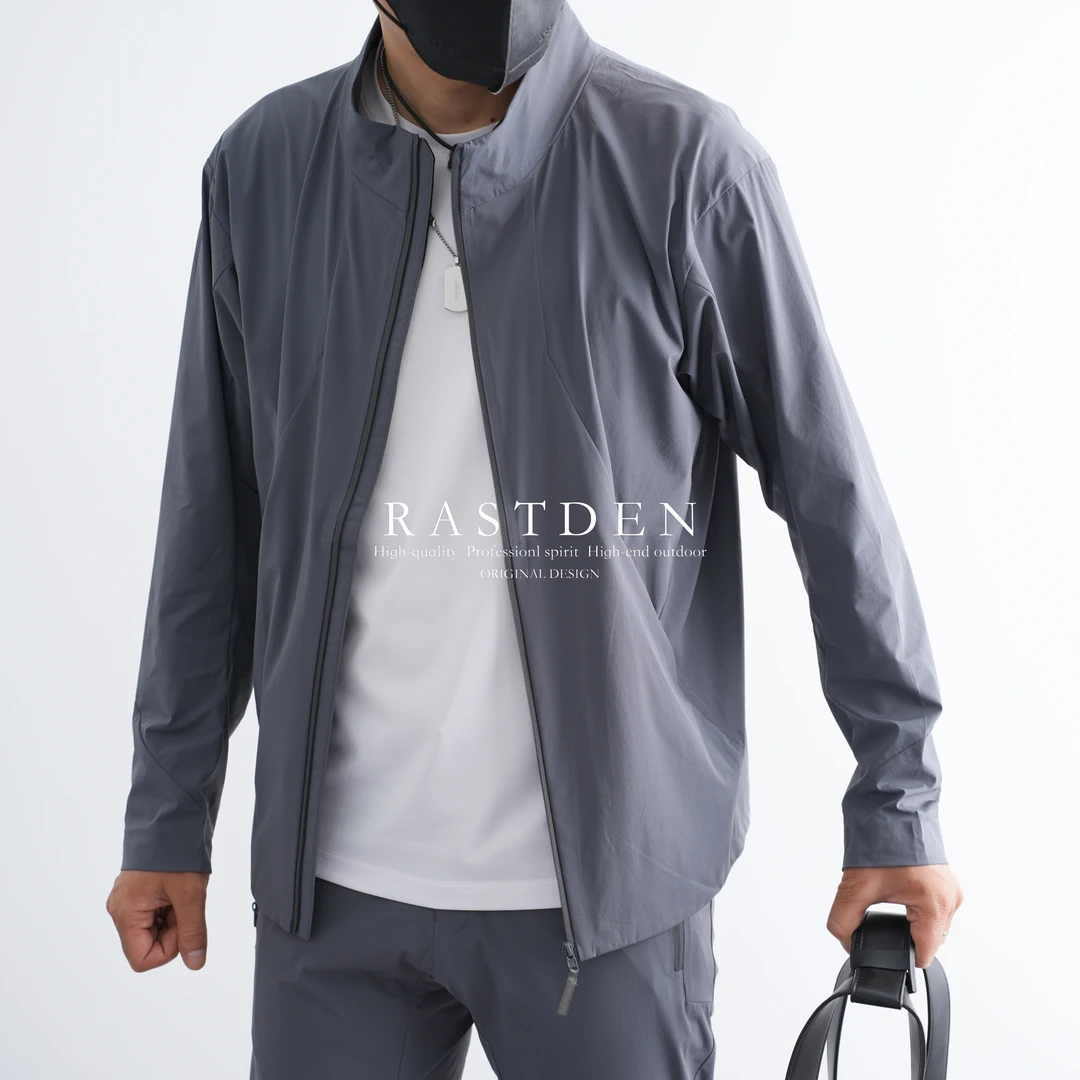 镇店男士夏季皮肤衣超薄透气商务休闲外套行政夹克户外运动防晒衣