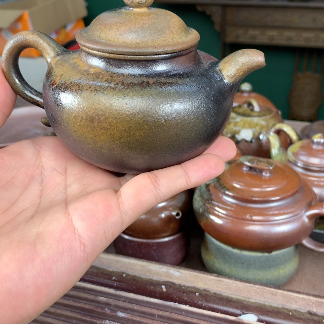 紫砂柴烧纯自然柴烧