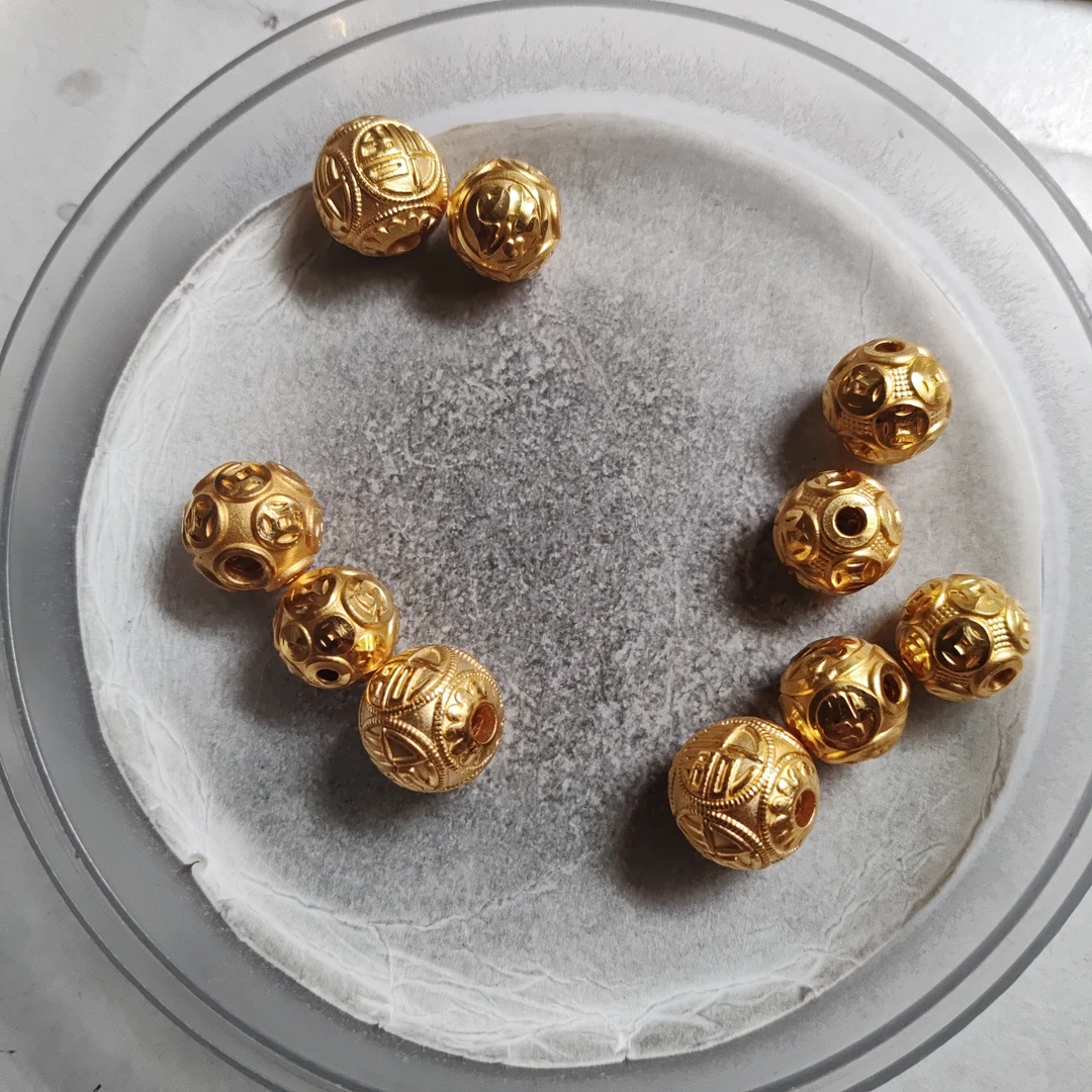 金元宝足金999貔貅珠子首饰