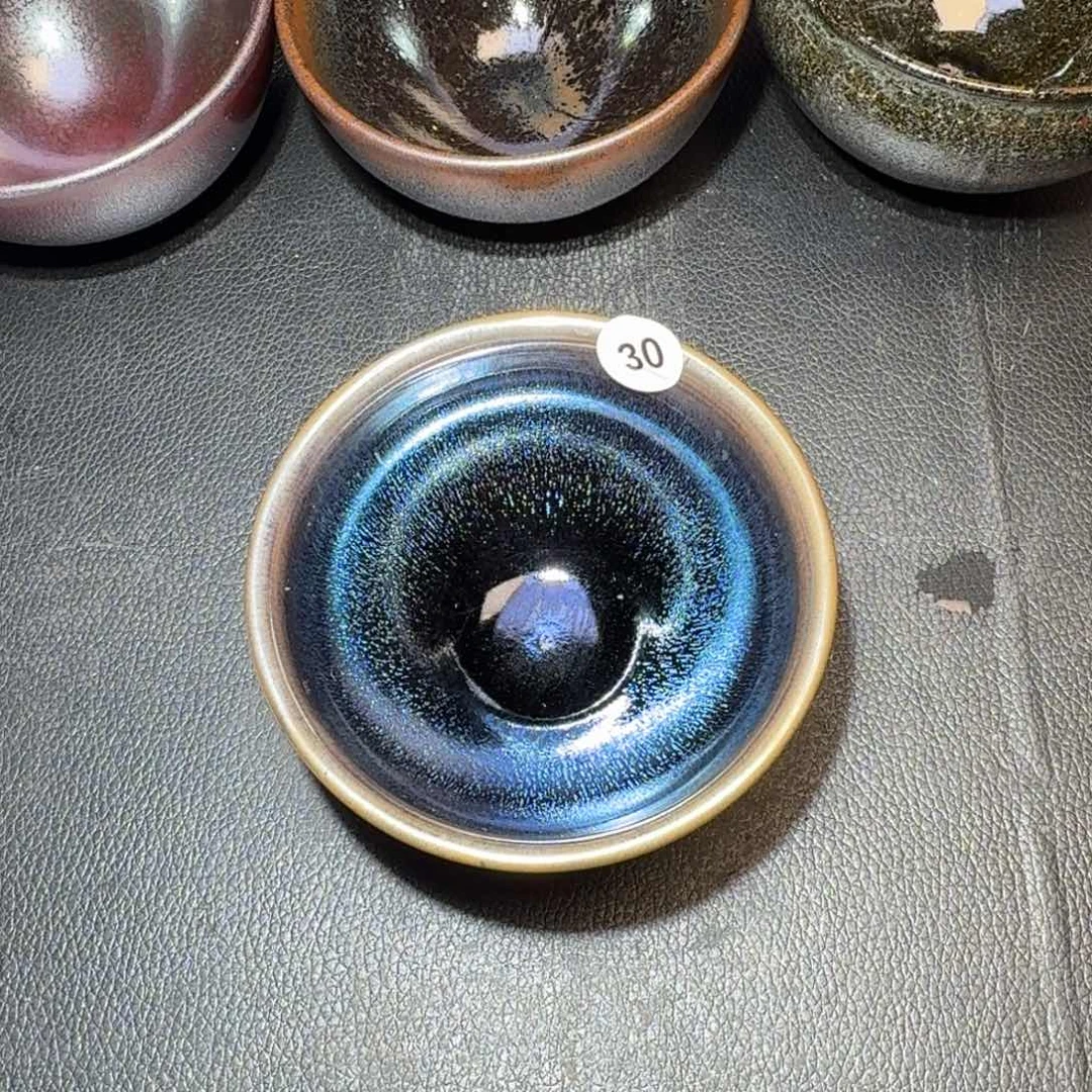 灵***溪摆件古时茶器建窑建盏30