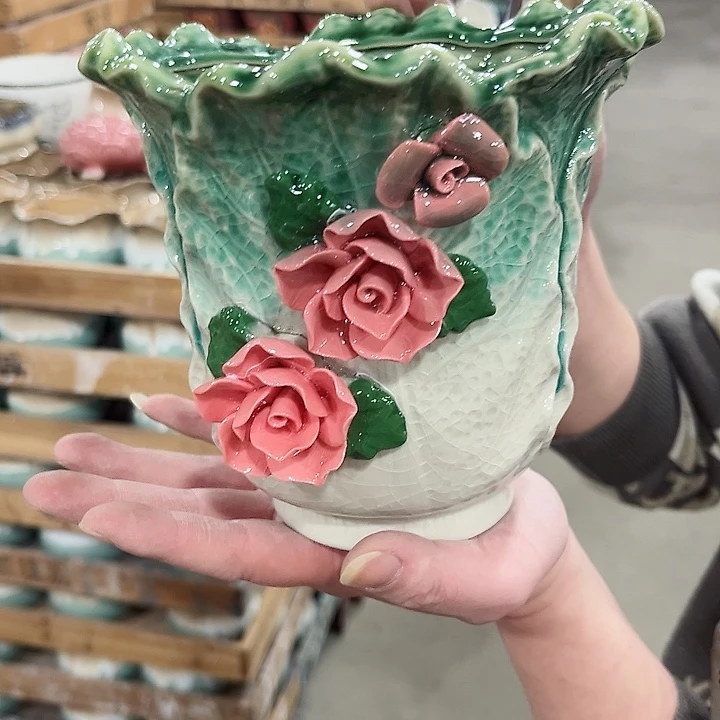 陶瓷陶瓷多肉植物花盆