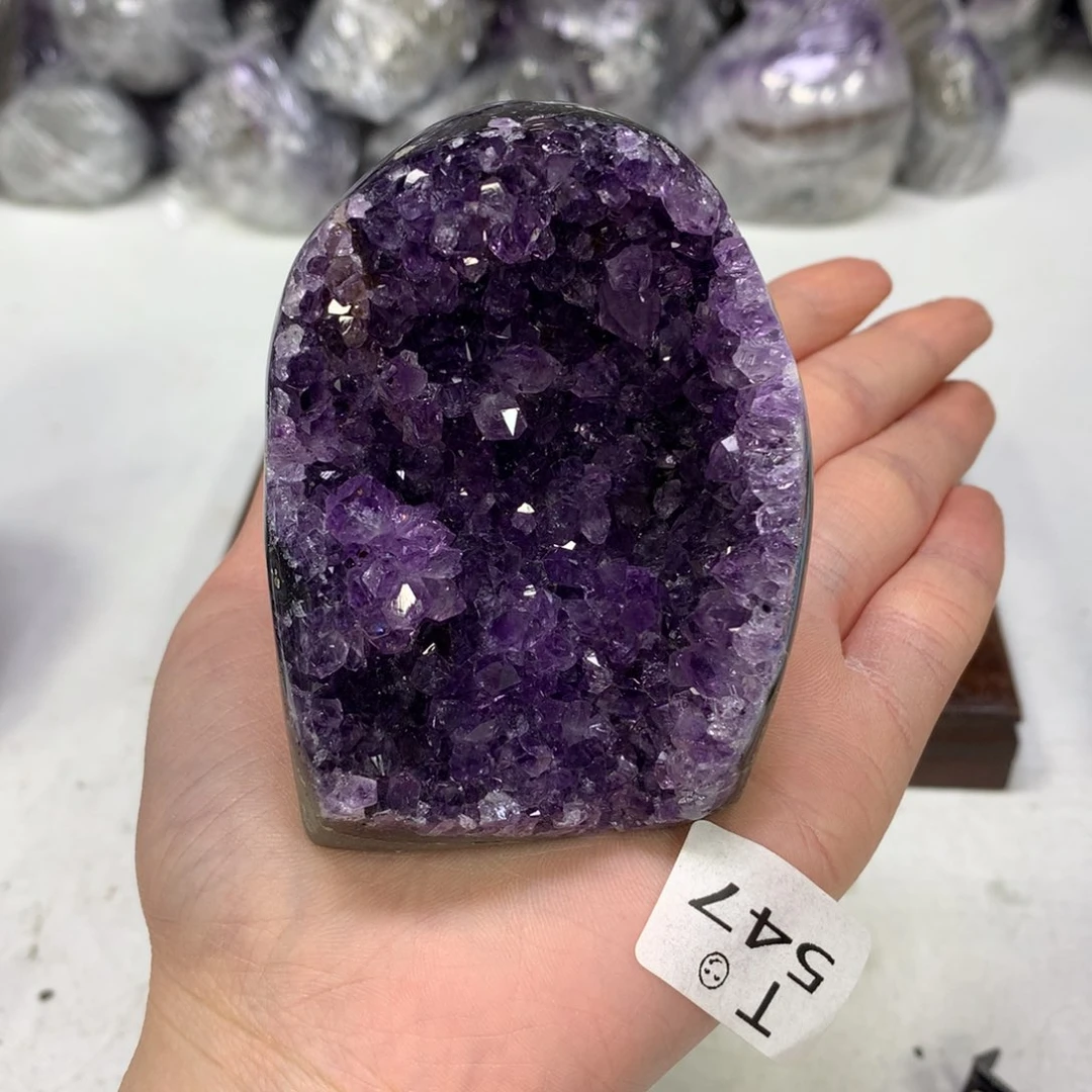 紫晶摆件未镶嵌水晶