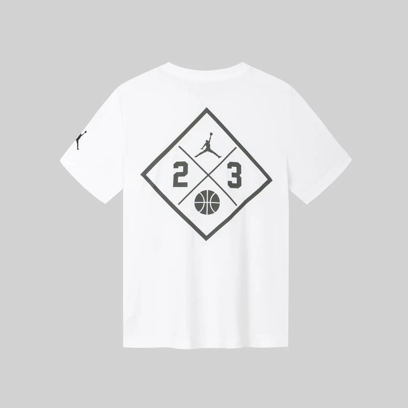 AIR JORDAN夏季休闲时尚童装男童短袖T恤透气百搭5010