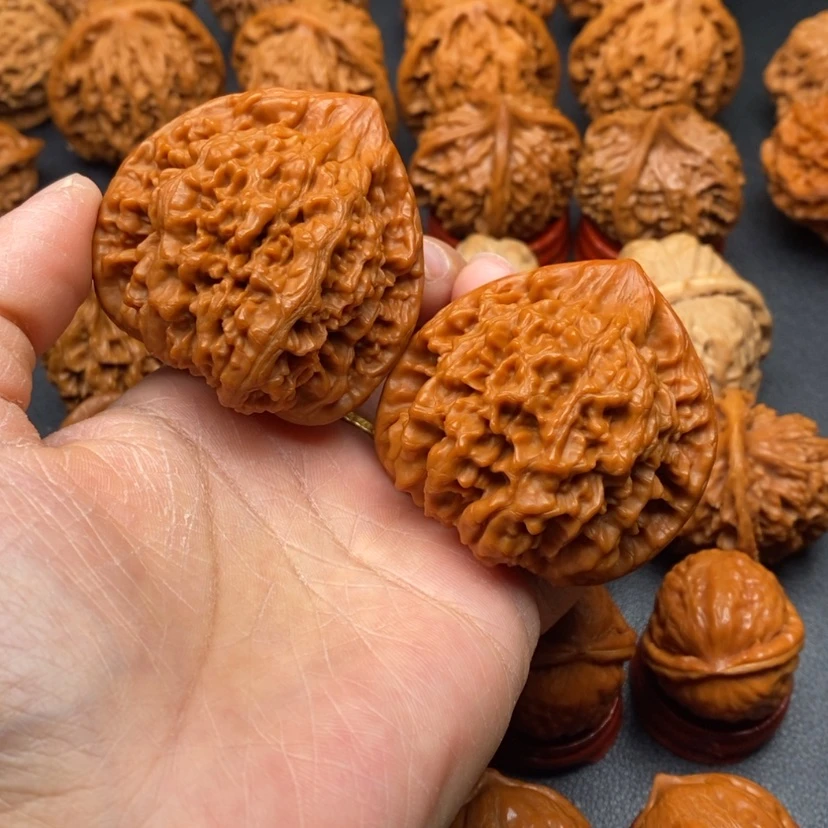 【闪购商品】文玩核桃把件48官帽