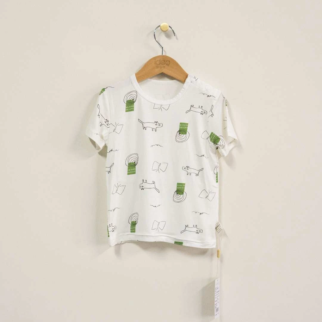 613-小猫咪- -T恤-莫代尔