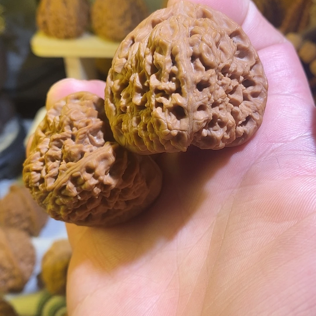 文玩核桃把件43尺南疆石