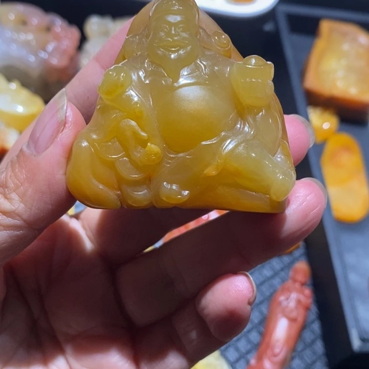 石英质玉（黄龙玉）未镶嵌手串