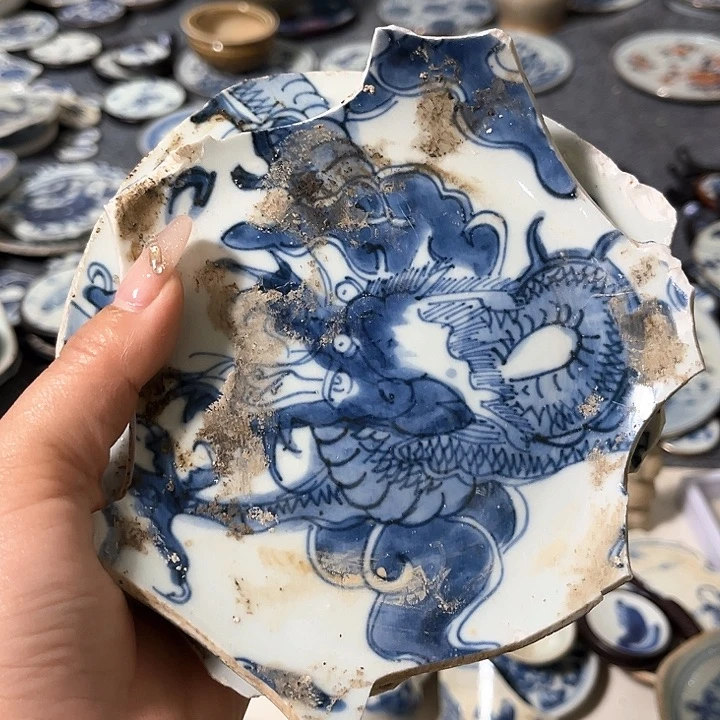 瓷片阿****g瓷片茶托喝茶非常不错