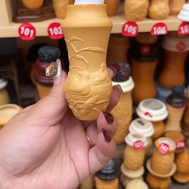 A***ᴴ一个鸳鸯戏水带一套鹿角盘口盖