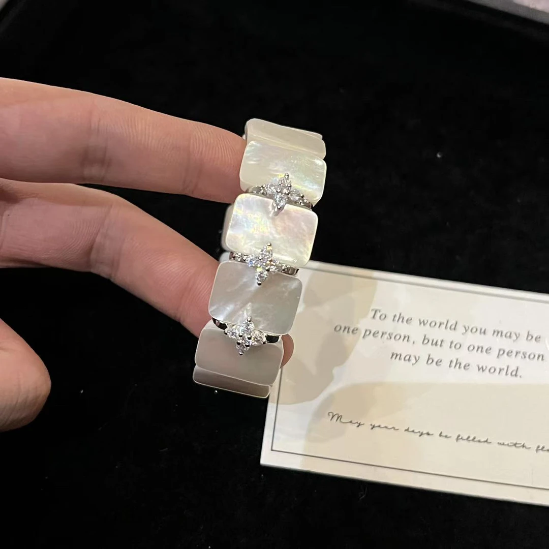 贝壳手链 F112 白蝶贝设计款手牌 多样性发一