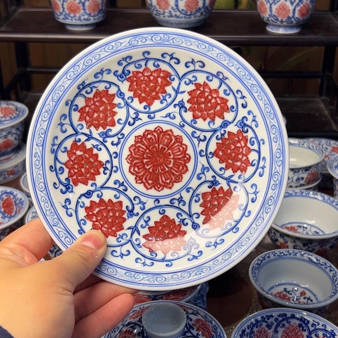 青花釉里红壶承活动