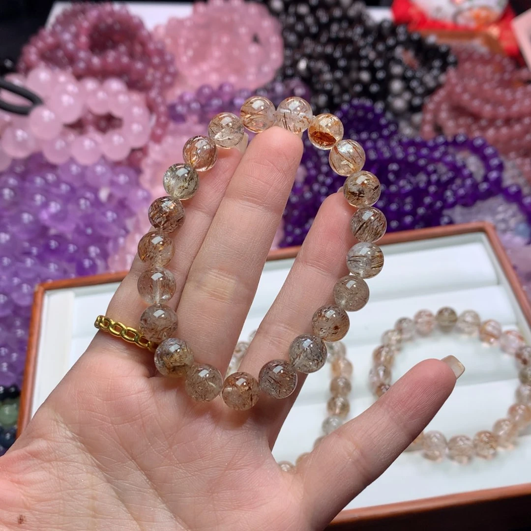 水晶手链未镶嵌黑金超卡9