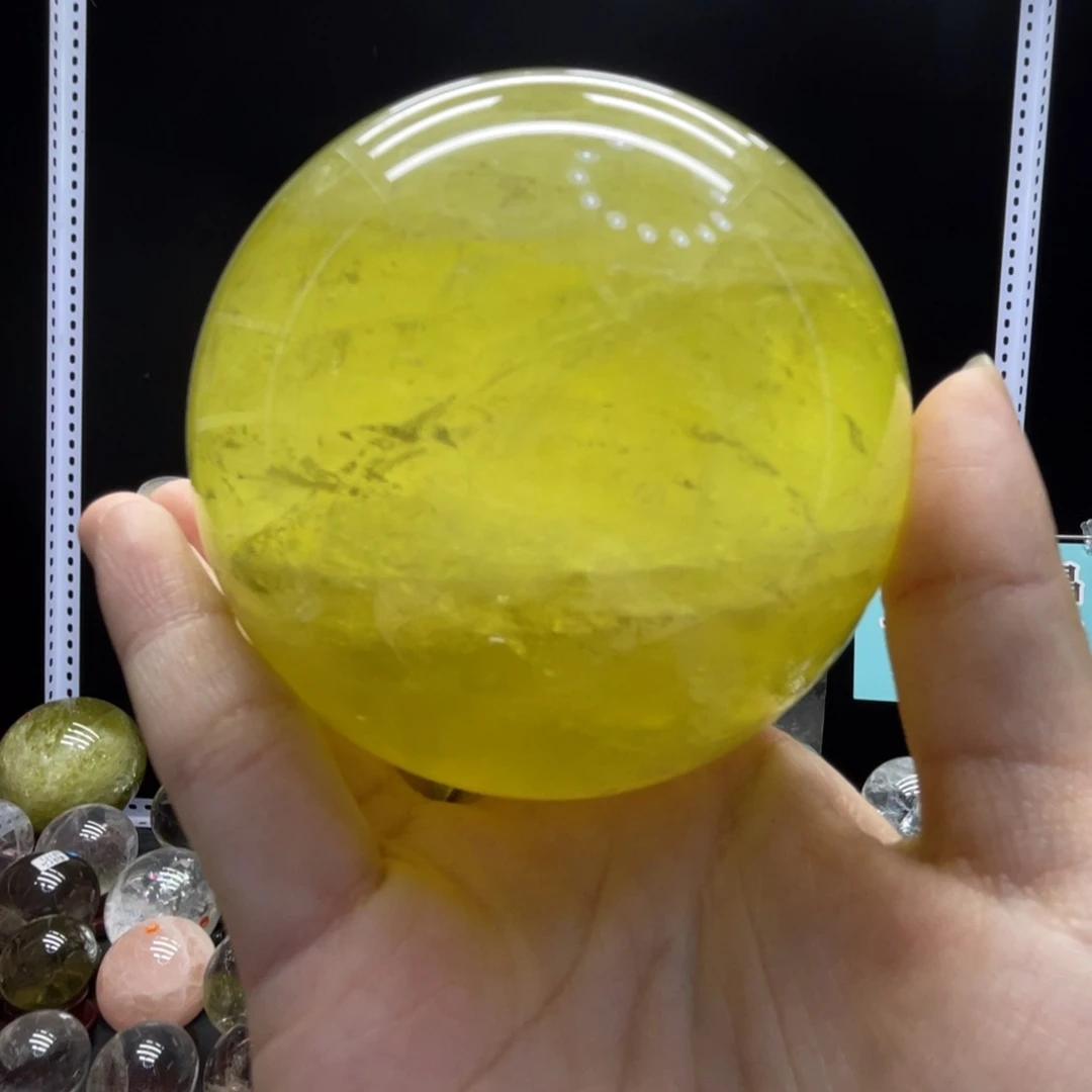 未镶嵌珠宝半成品水晶hh黄水晶c2405