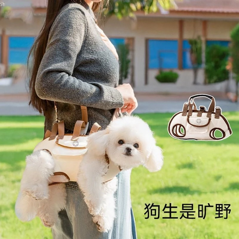 狗狗外出单肩背带宠物狗狗小型犬猫咪可斜跨手提包宠物外带包gb