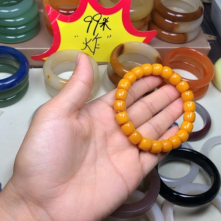 未镶嵌手镯石英质玉