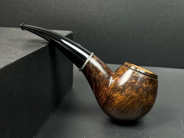 意大利雅克博石楠木手工烟斗（内径20.4斗深40.9长131）
