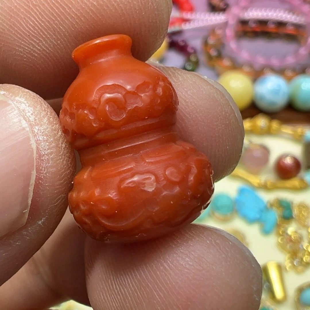 南红玛瑙颈饰未镶嵌
