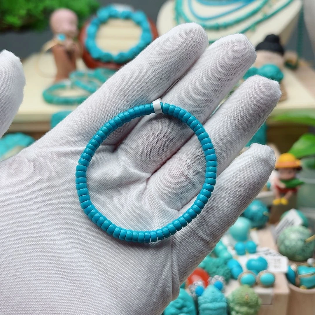 绿松石未镶嵌手链