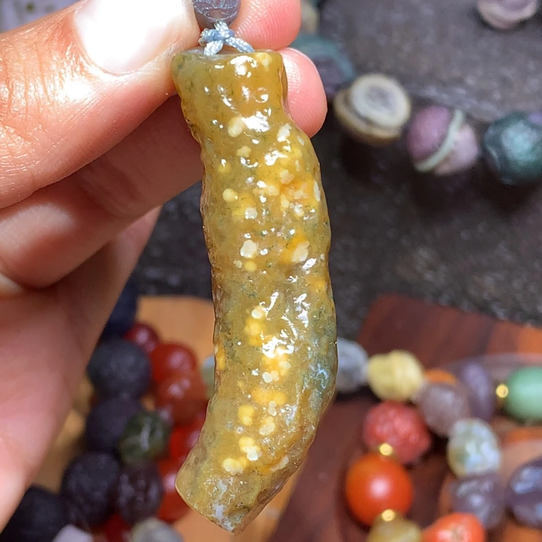 未镶嵌玛瑙/玉髓珠宝半成品