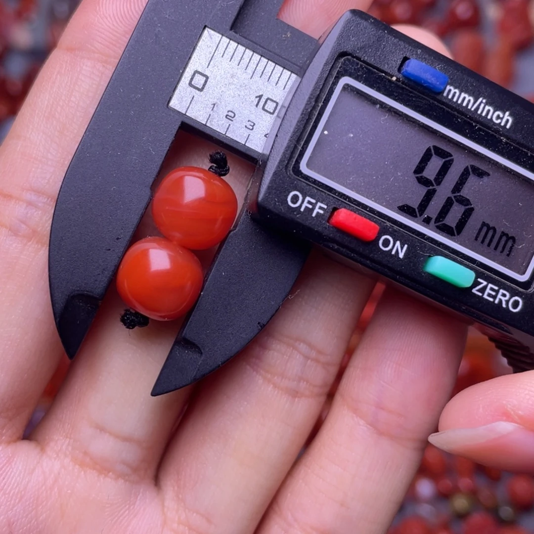 南红玛瑙未镶嵌川料老型对珠